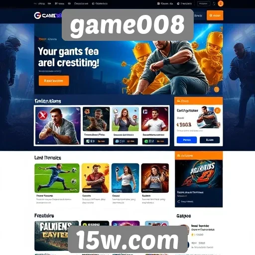 Avaliação do design e interface do site game008